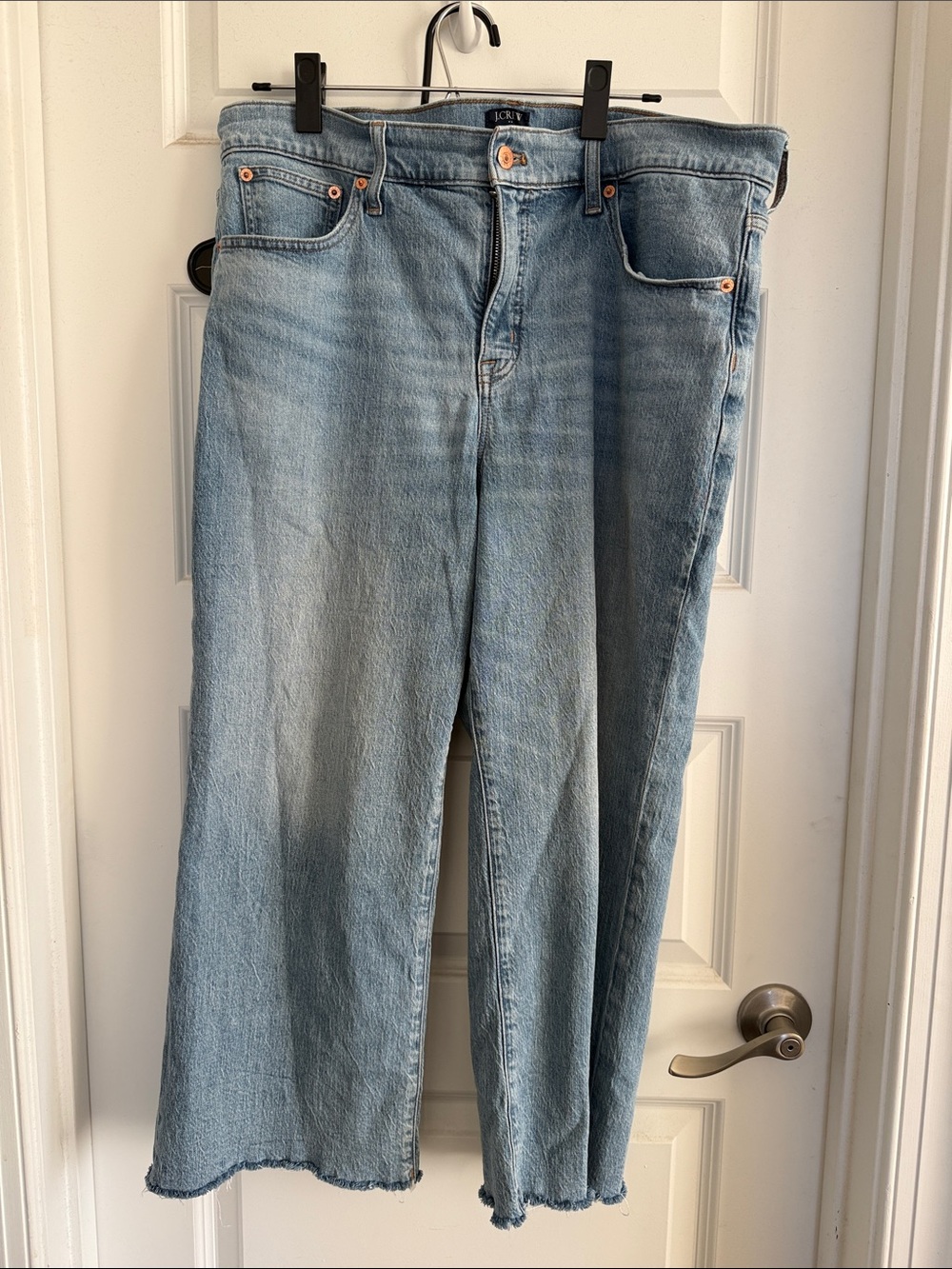 J. Crew Light Wash Wide-Leg Denim Jeans